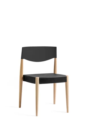 Virna sedia naturale ANTRACITE